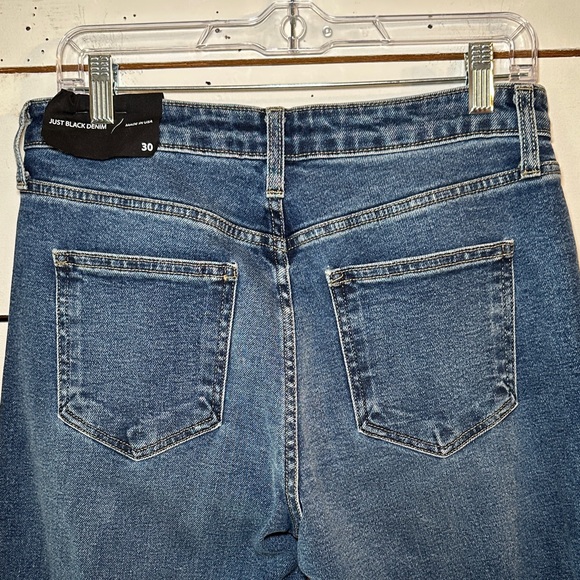 Just Black Denim Ultra Wide Leg Women’s Jeans - Picture 3 of 14